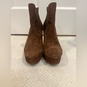 Sam Edelman Brown Suede Heeled Boots